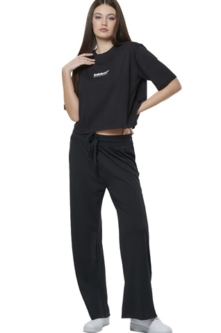 BODY ACTION-Γυναικείο παντελόνι φόρμας BODY ACTION 021527-01 μαύρο