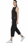 BODY ACTION-Γυναικείο crop παντελόνι φόρμας BODY ACTION 021531-01 μαύρο