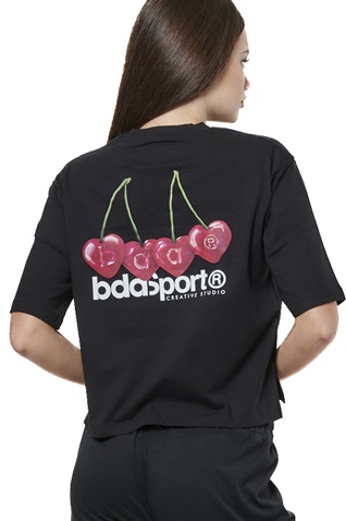 BODY ACTION-Γυναικείο t-shirt BODY ACTION 051520-01 μαύρο