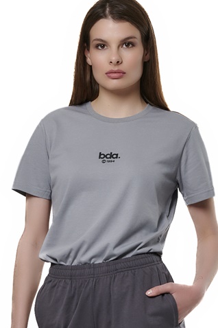 BODY ACTION-Γυναικείο t-shirt BODY ACTION 051523-01 γκρι