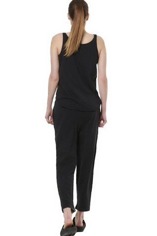 BODY ACTION-Γυναικείο crop παντελόνι φόρμας BODY ACTION 021532-01 μαύρο
