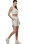 BODY ACTION-Γυναικείο cropped top BODY ACTION 041515-01 εκρού