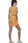BODY ACTION-Γυναικείο cropped top BODY ACTION 041515-01 πορτοκαλί