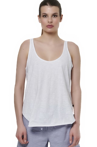 BODY ACTION-Γυναικείο tank top BODY ACTION 041517-01 λευκό