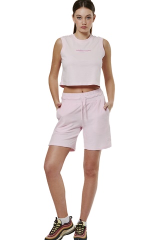 BODY ACTION-Γυναικείο top BODY ACTION 041519-01 ροζ