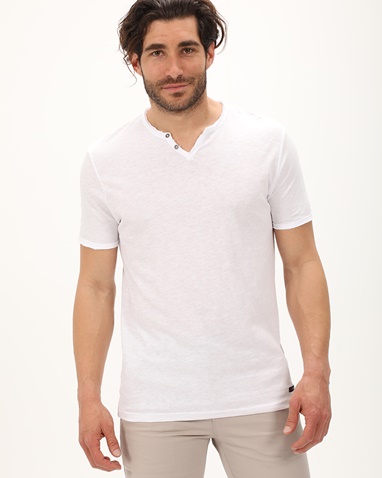 VAN HIPSTER-Aνδρικό t-shirt VAN HIPSTER 72256 λευκό