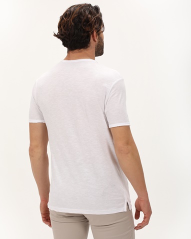 VAN HIPSTER-Aνδρικό t-shirt VAN HIPSTER 72256 λευκό