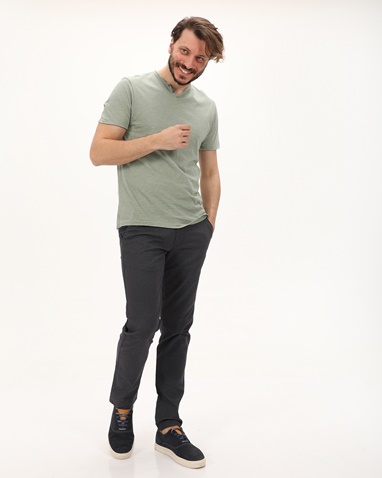 VAN HIPSTER-Aνδρικό t-shirt VAN HIPSTER 72256 πράσινο
