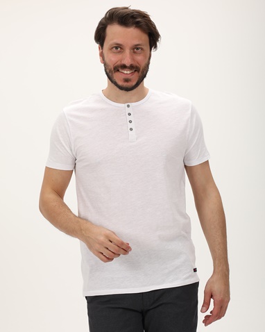 VAN HIPSTER-Aνδρικό t-shirt VAN HIPSTER 72258 λευκό