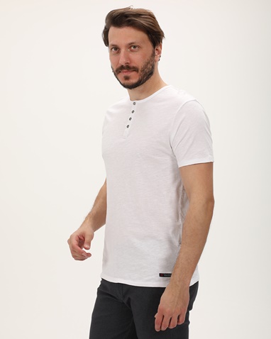 VAN HIPSTER-Aνδρικό t-shirt VAN HIPSTER 72258 λευκό