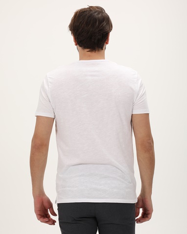 VAN HIPSTER-Aνδρικό t-shirt VAN HIPSTER 72258 λευκό