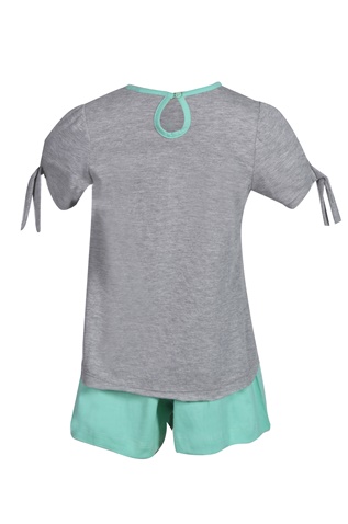 BODYTALK-Παιδικό σετ από t-shirt και σορτς BODYTALK 1201-743599 γκρι πράσινο