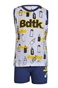 BODYTALK-Παιδικό σετ από t-shirt και σορτς BODYTALK 1201-733099 λευκό μπλε