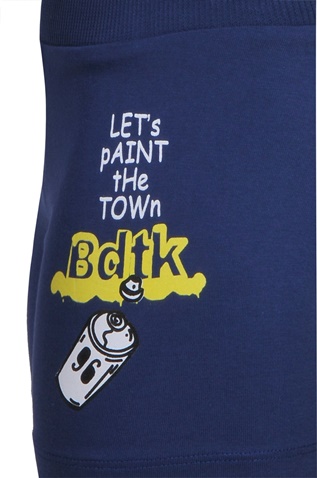 BODYTALK-Παιδικό σετ από t-shirt και σορτς BODYTALK 1201-733099 λευκό μπλε