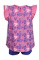 BODYTALK-Παιδικό σετ από t-shirt και σορτς BODYTALK 1201-743699 ροζ μπλε