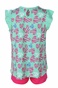 BODYTALK-Παιδικό σετ από t-shirt και σορτς BODYTALK 1201-743699 πράσινο φούξια