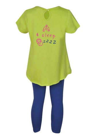 BODYTALK-Παιδικό σετ από t-shirt και κολάν BODYTALK 1201-743799 πράσινο μπλε