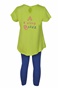 BODYTALK-Παιδικό σετ από t-shirt και κολάν BODYTALK 1201-743799 πράσινο μπλε