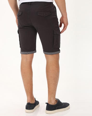 DORS-Ανδρική cargo βερμούδα DORS 2136004.C06 ανθρακί