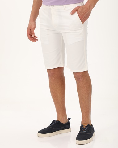 DORS-Ανδρική chino βερμούδα DORS 2136001.C01 λευκή