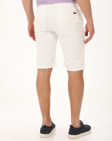 DORS-Ανδρική chino βερμούδα DORS 2136001.C01 λευκή