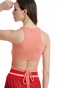 BODYTALK-Γυναικείο αθλητικό cropped top BODYTALK 1211-902020 πορτοκαλί