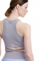 BODYTALK-Γυναικείο αθλητικό cropped top BODYTALK 1211-902020 μοβ