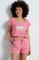 BODYTALK-Γυναικείο cropped top BODYTALK 1221-901320 ροζ