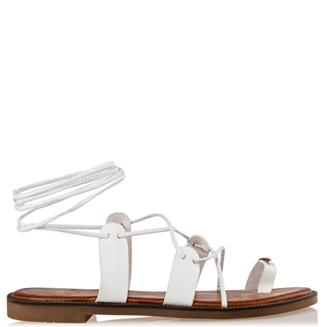 ENVIE -Γυναικεία flat σανδάλια ENVIE E96-17265 λευκά