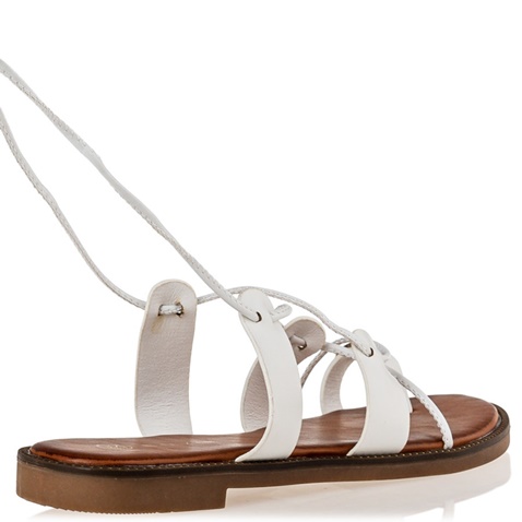 ENVIE -Γυναικεία flat σανδάλια ENVIE E96-17265 λευκά