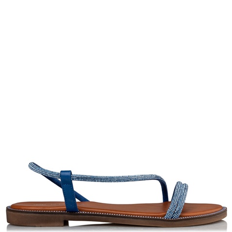 ENVIE -Γυναικεία flat σανδάλια ENVIE E96-17308 μπλε