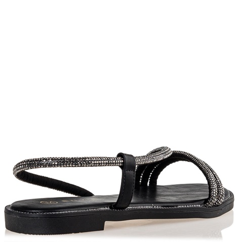 ENVIE -Γυναικεία flat σανδάλια ENVIE E96-17308 μαύρα