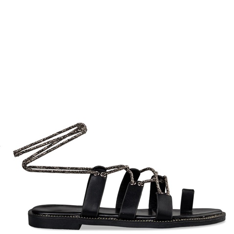 ENVIE -Γυναικεία flat σανδάλια ENVIE E96-19005 μαύρα