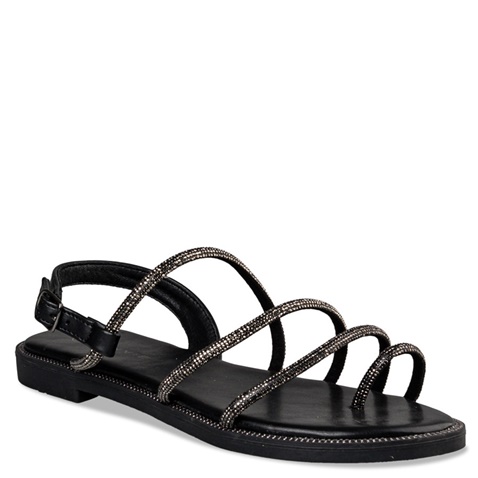 ENVIE -Γυναικεία flat σανδάλια ENVIE E96-19011 μαύρα