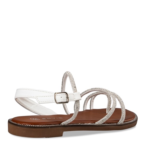 ENVIE -Γυναικεία flat σανδάλια ENVIE E96-19011 λευκά