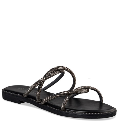 ENVIE -Γυναικεία flat σανδάλια ENVIE E96-19016 μαύρα