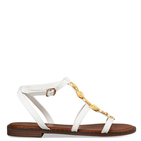 ENVIE -Γυναικεία flat σανδάλια ENVIE E96-19020 λευκά