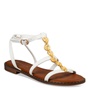 ENVIE -Γυναικεία flat σανδάλια ENVIE E96-19020 λευκά
