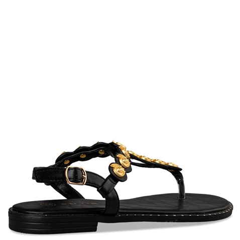 ENVIE -Γυναικεία flat σανδάλια ENVIE E96-19022 μαύρα
