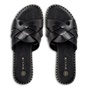 ENVIE -Γυναικεία flat σανδάλια ENVIE E96-19024 μαύρα