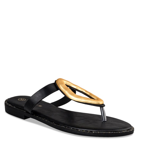 ENVIE -Γυναικεία flat σανδάλια ENVIE E96-19034 μαύρα