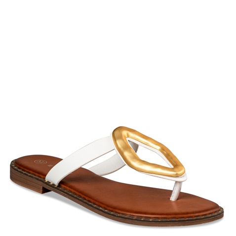 ENVIE -Γυναικεία flat σανδάλια ENVIE E96-19034 λευκά