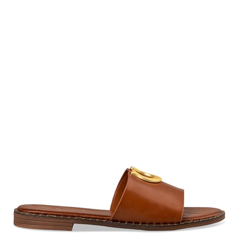 ENVIE -Γυναικεία flat σανδάλια ENVIE E96-19036 καφέ