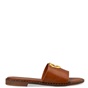 ENVIE -Γυναικεία flat σανδάλια ENVIE E96-19036 καφέ
