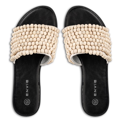 ENVIE -Γυναικεία flat σανδάλια ENVIE E96-19046 λευκά