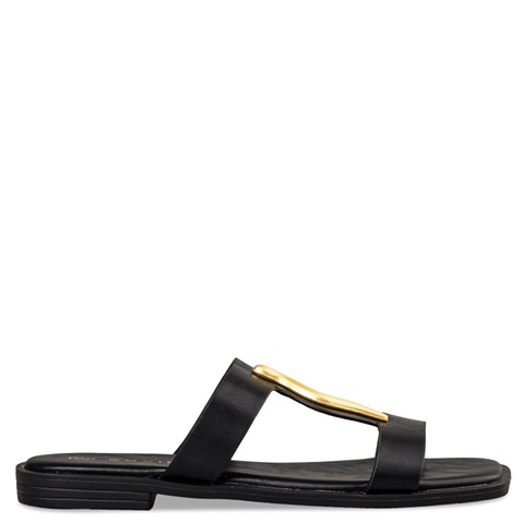 ENVIE -Γυναικεία flat σανδάλια ENVIE E96-19050 μαύρα