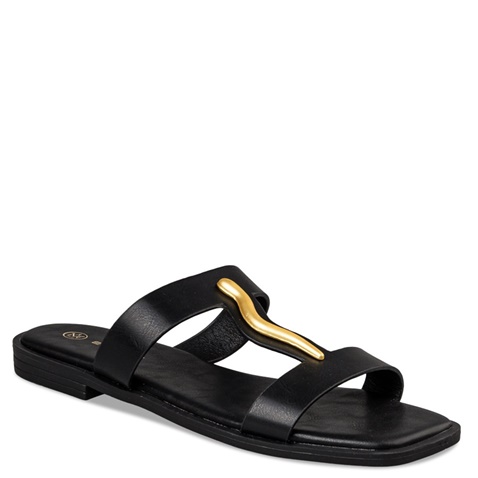 ENVIE -Γυναικεία flat σανδάλια ENVIE E96-19050 μαύρα