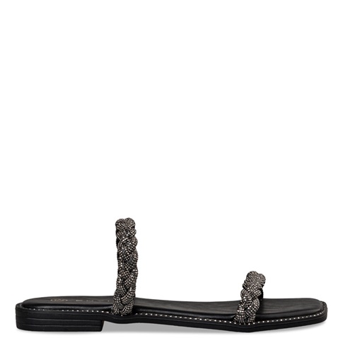 ENVIE -Γυναικεία flat σανδάλια ENVIE E96-19052 μαύρα