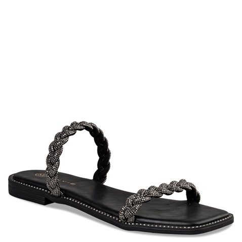 ENVIE -Γυναικεία flat σανδάλια ENVIE E96-19052 μαύρα