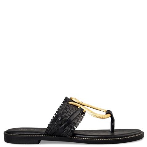 ENVIE -Γυναικεία flat σανδάλια ENVIE E96-19053 μαύρα